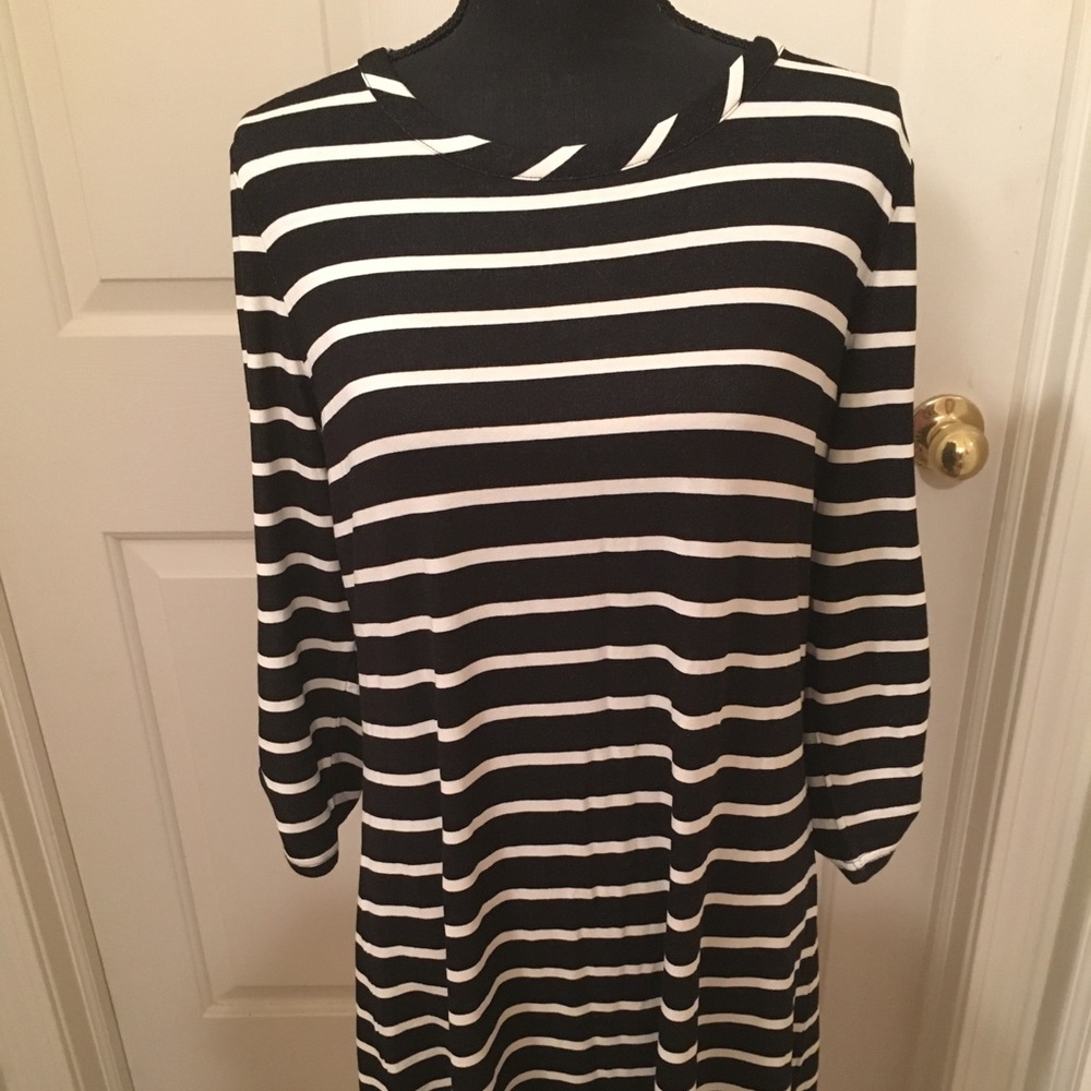 🆕 AUTHENTIC TALBOTS STRIPE DRESS